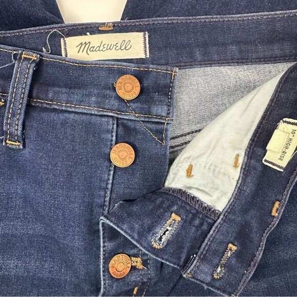 MADEWELL Women’s 10” Hi-Rise Skinny Denim Jeans Sz 28 in Cassia K9904 - Picture 3 of 11